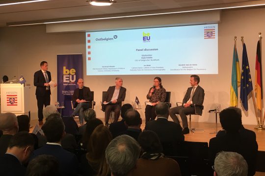 Alain Kniebs, Christophe Niessen, Ivo Belet, Anna Stuers, Hendrik van de Velde (Bild: Kay Wagner/BRF)