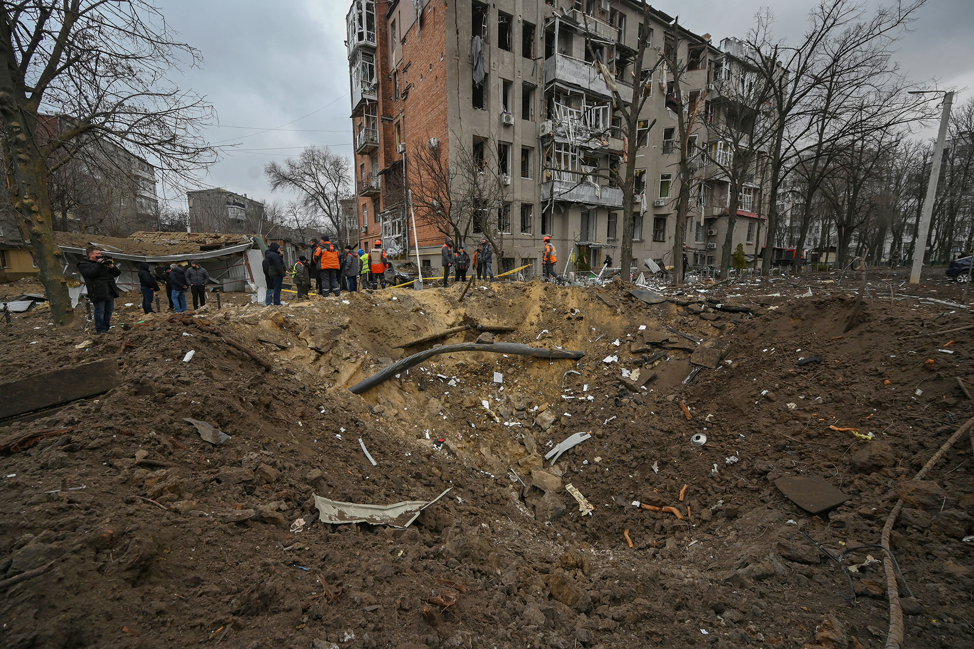 Charkiw am 2. Januar (Bild: Sergey Bobok/AFP)