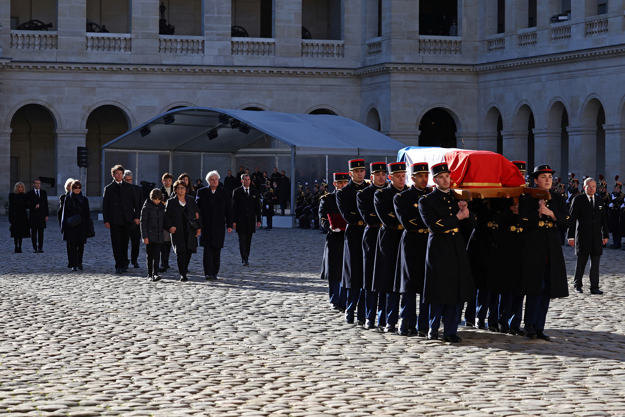 Abschied von Jacques Delors in Paris