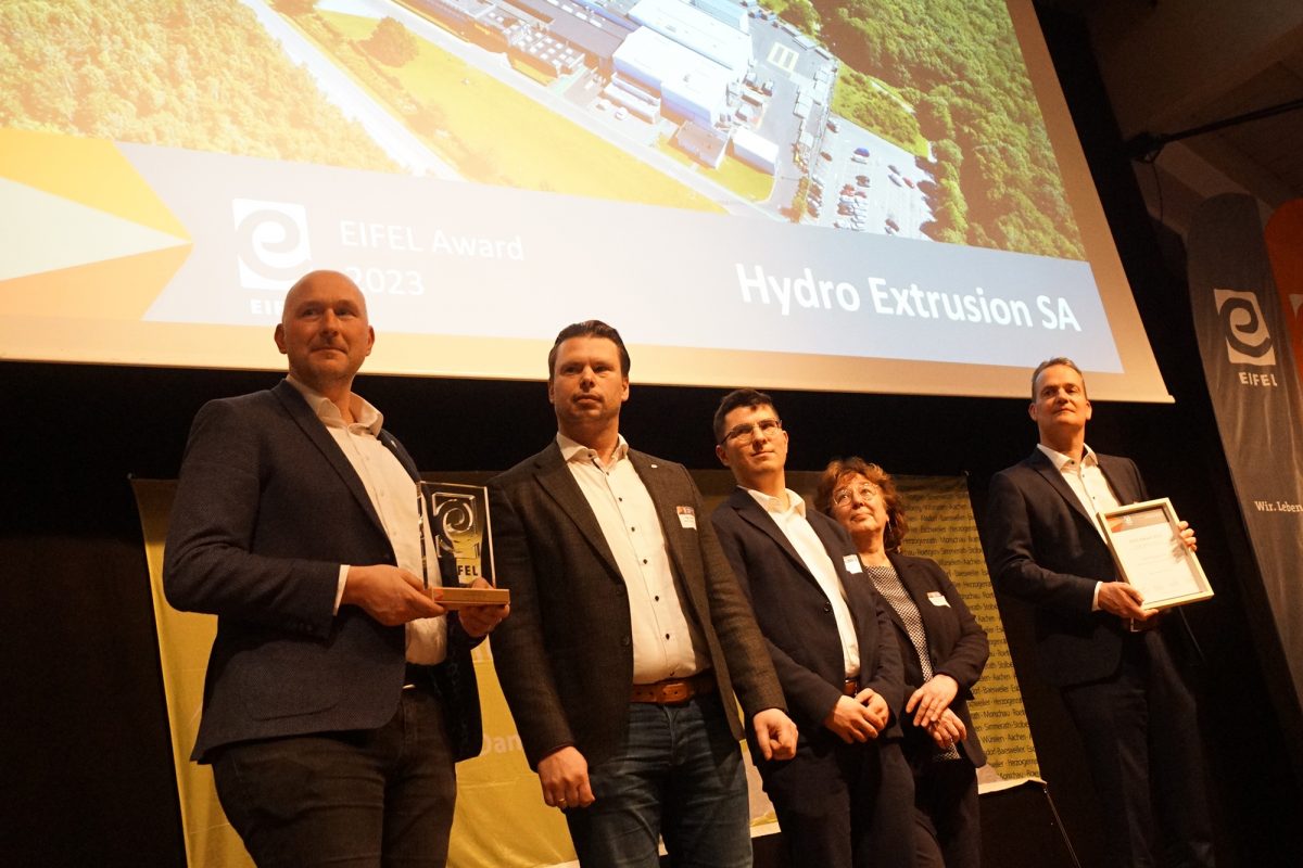 Hydro Extrusion erhält einen Eifel Award 2024 (Bild: Stephan Pesch/BRF)