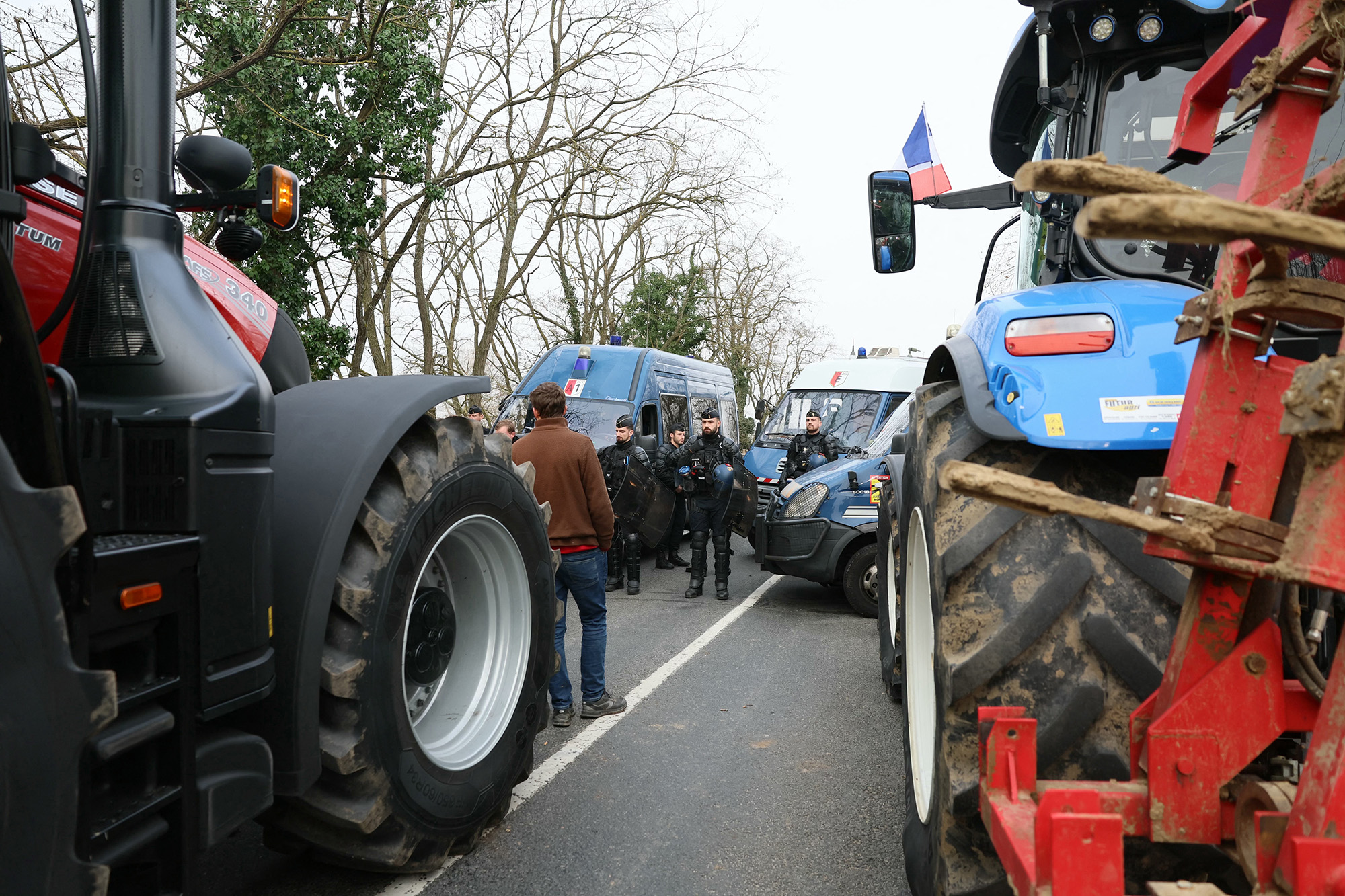 Bauernproteste in Frankreich