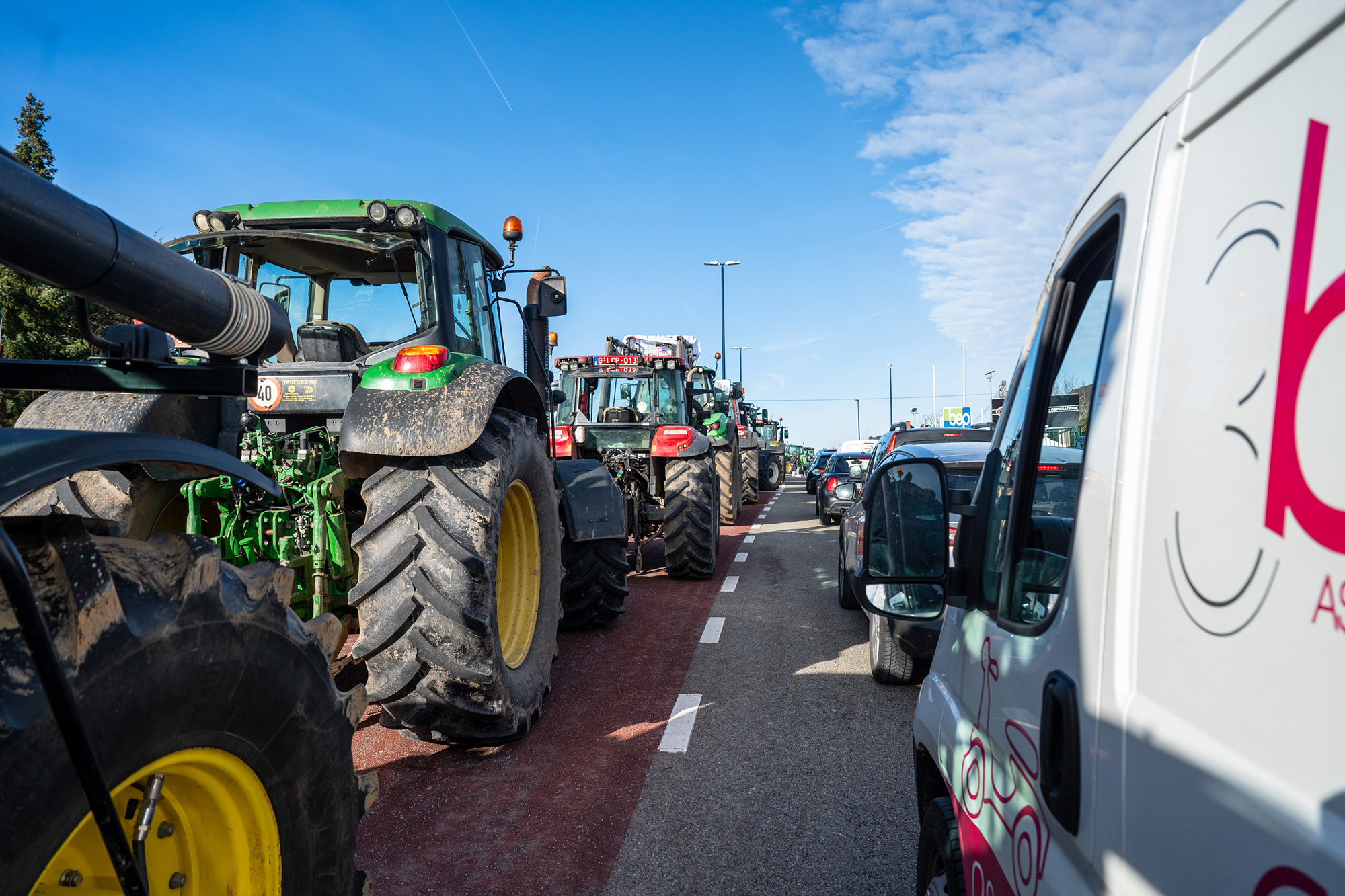 Bauernproteste am Samstag (Bild: Maxime Asselberghs/Belga)