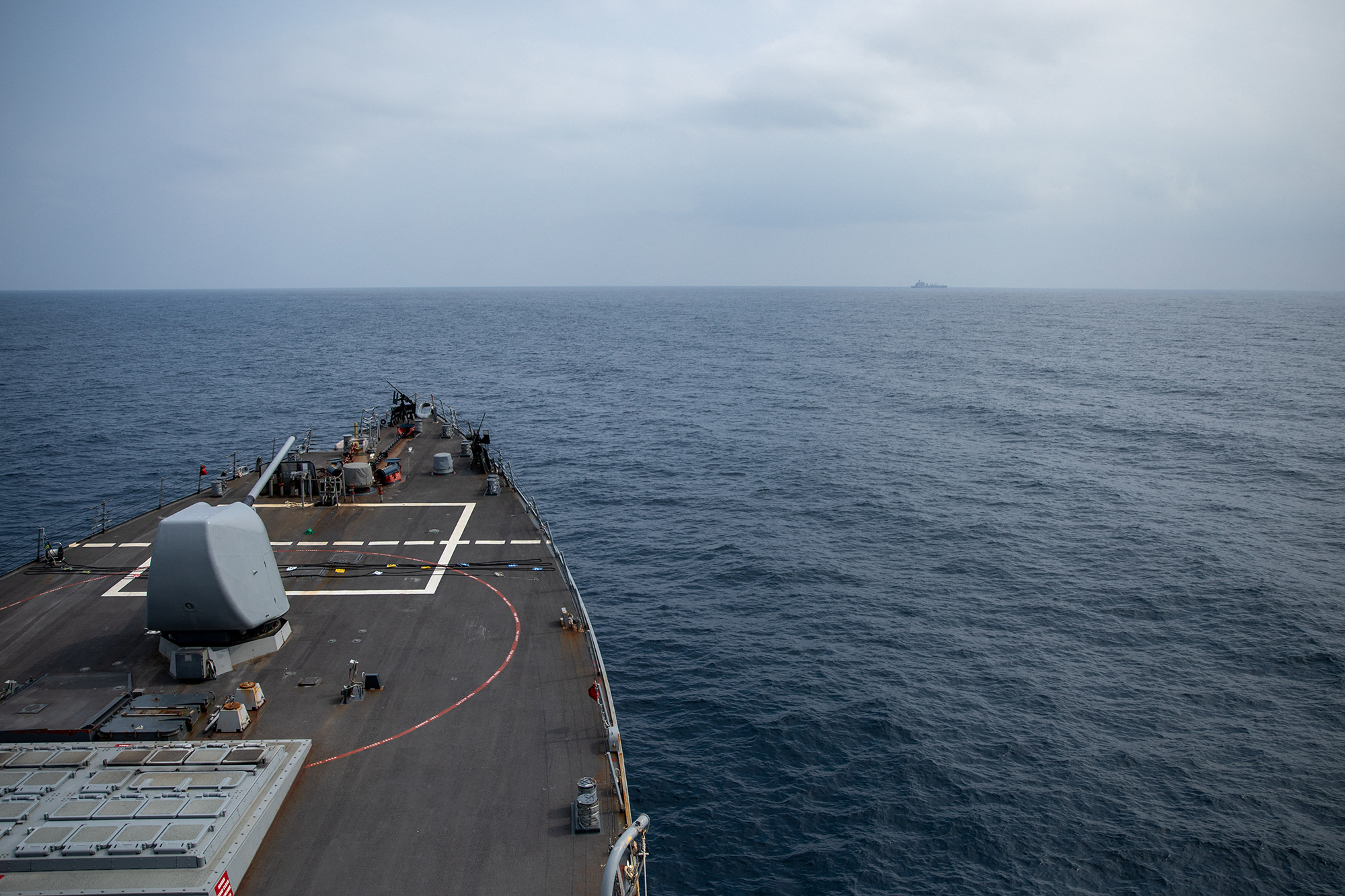 Lenkwaffenzerstörer USS Laboon im Roten Meer (Bild: US Department of Defense/US Navy/Mass Communication Specialist 2nd Class Elexia Morelos/AFP)