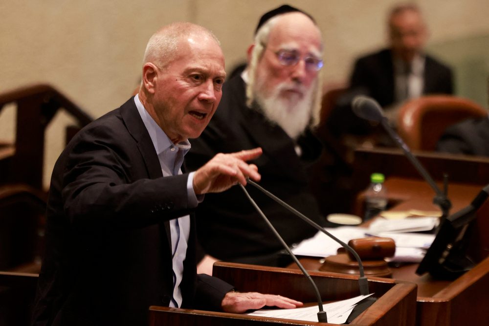 Der israelische Verteidigungsminister Yoav Galant