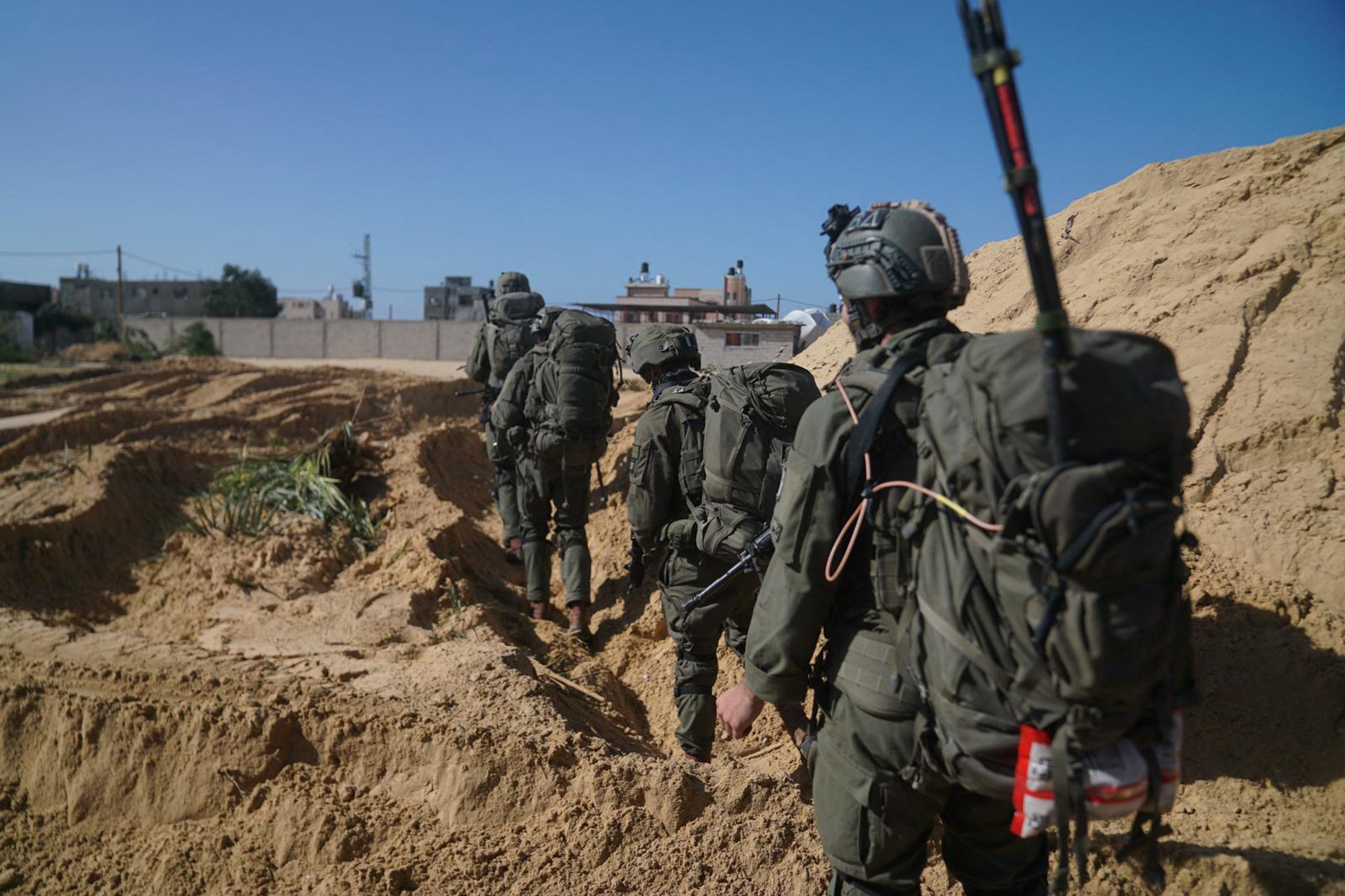 Israelische Soldaten im Gazastreifen (Bild: Israeli Army/AFP)