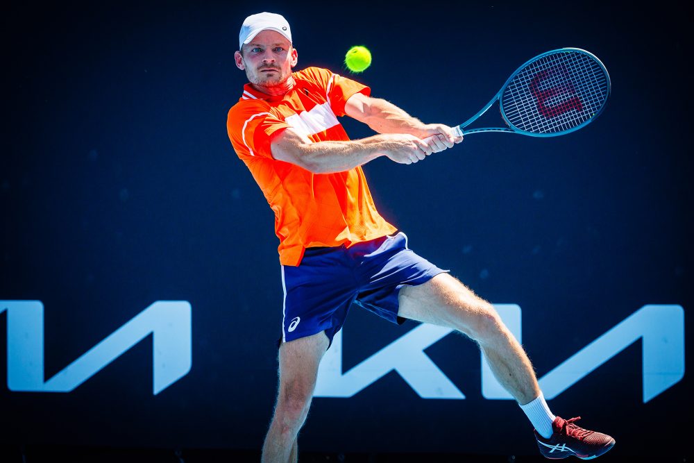 David Goffin im Melbourne Park (Bild: Patrick Hamilton/AFP)