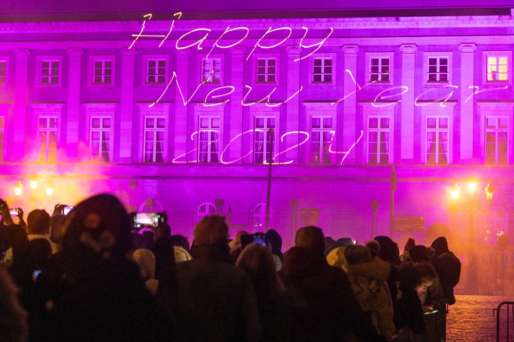 Silvesterfeierlichkeiten in Brüssel (Bild: Nicolas Maeterlinck/Belga)