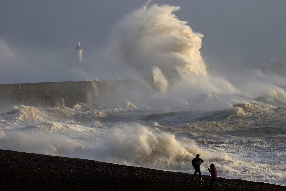 Sturm Henk fegt über Südengland (Bild: Adrian Dennis/AFP)