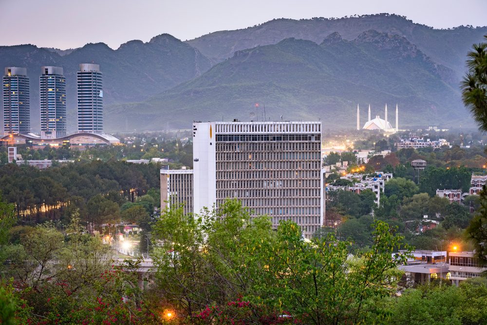 Die pakistanische Hauptstadt Islamabad