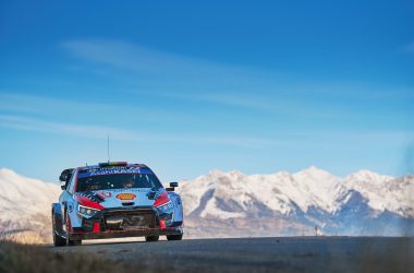 Thierry Neuville/Martijn Wydaeghe beim Shakedown der Rallye Monte-Carlo (Bild: Romain Thuillier/Hyundai Motorsport)