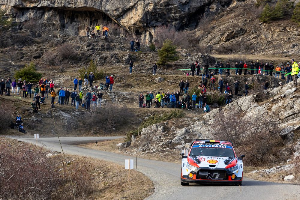 Thierry Neuville/Martijn Wydaeghe bei der Rallye Monte-Carlo