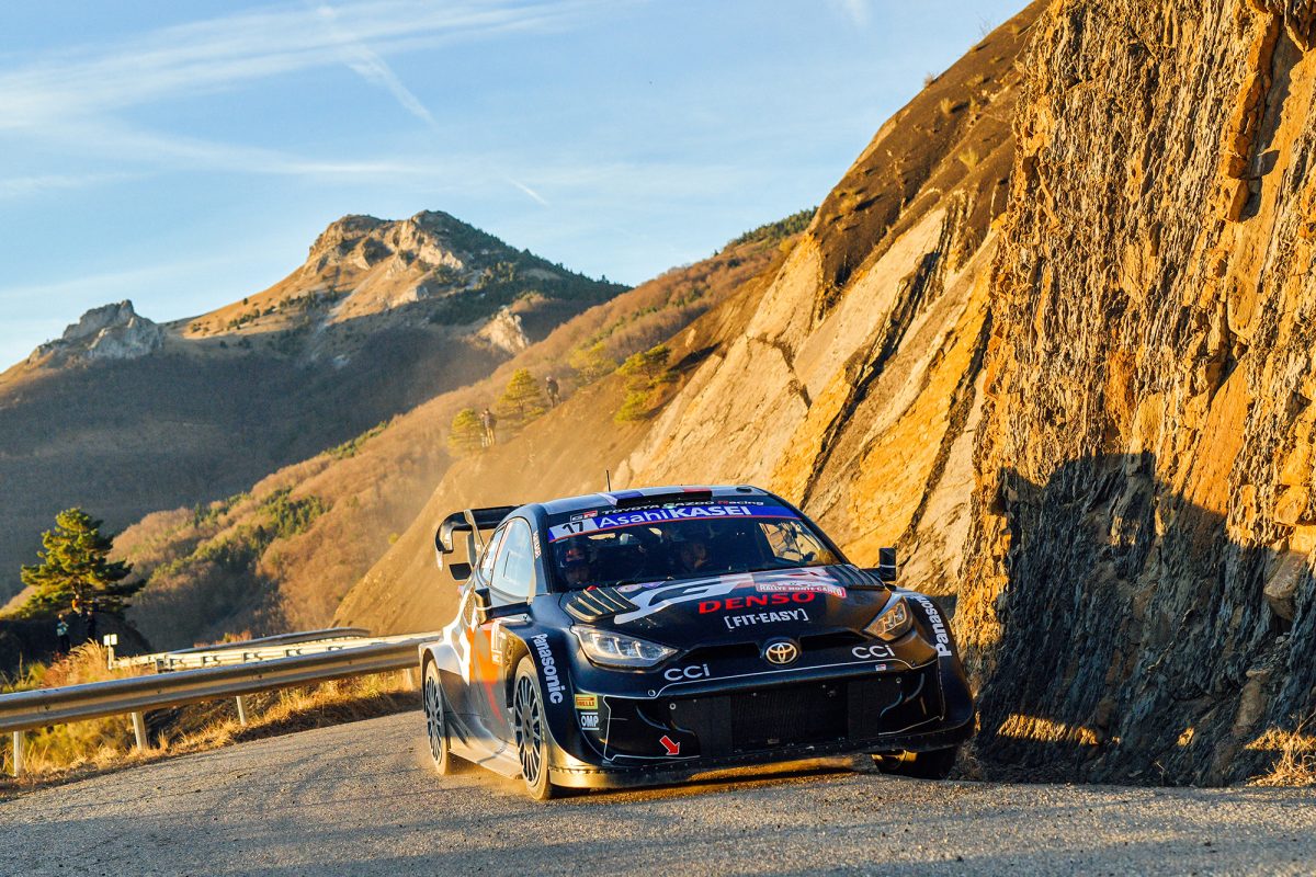 Sébastien Ogier/Vincent Landais bei der Rallye Monte-Carlo (Bild: Toyota Gazoo Racing WRT)