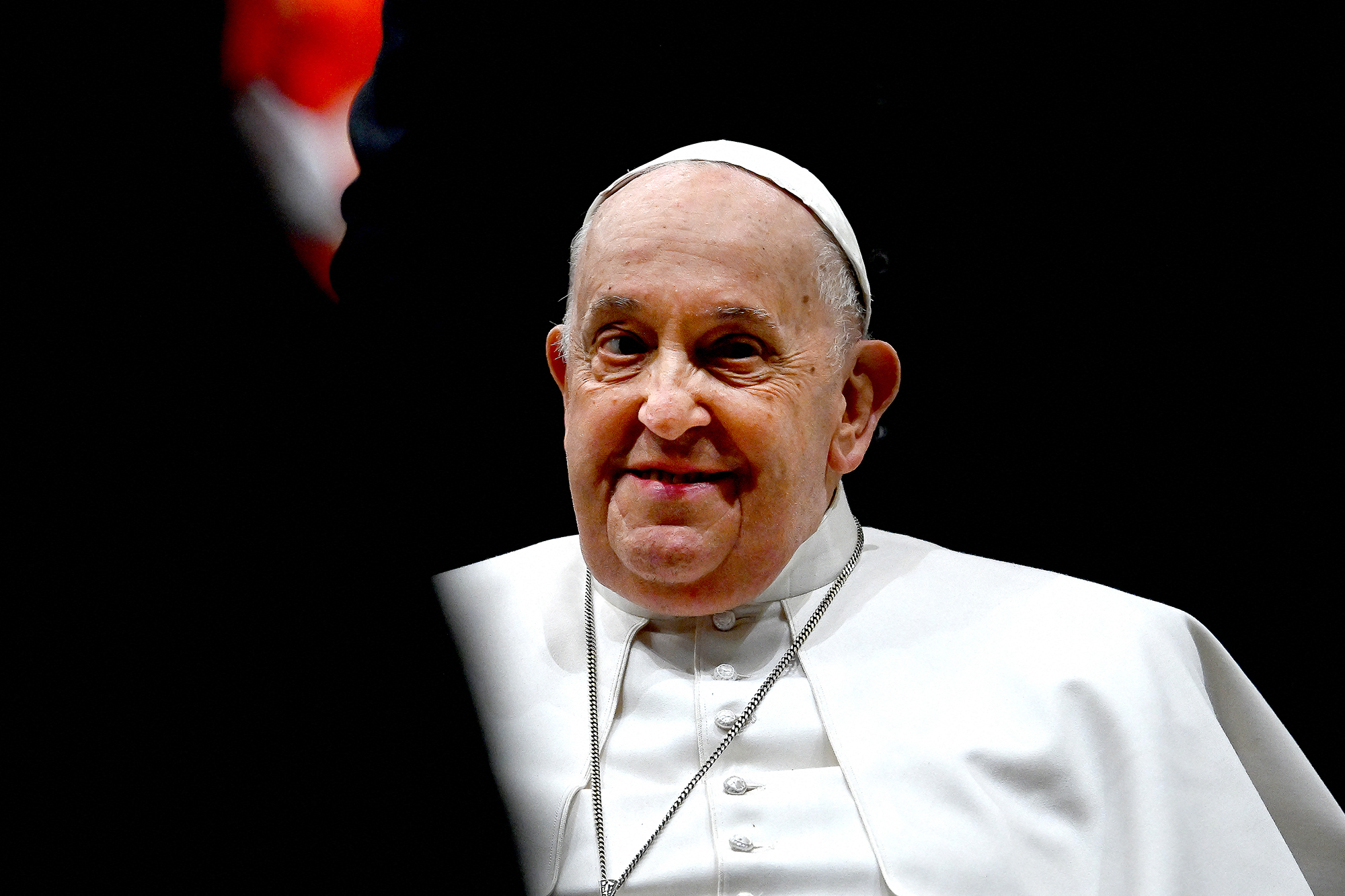 Papst Franziskus am Donnerstag (Bild: Filippo Monteforte/AFP)