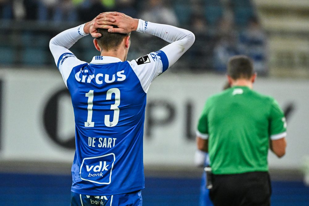 Enttäuschter AA-Gent-Spieler Julien De Sart (Bild: Laurie Dieffembacq/Belga)