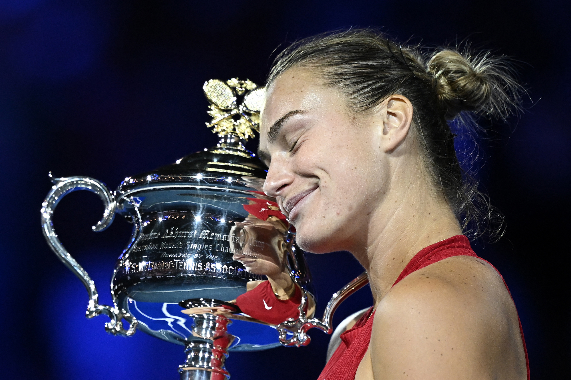 Aryna Sabalenka gewinnt die Australian Open (Bild: Lillian Suwanrumpha/AFP)