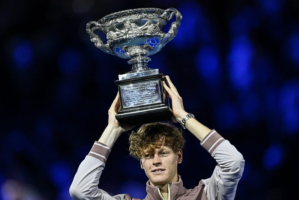 Jannik Sinner nach seinem Sieg bei den Australian Open