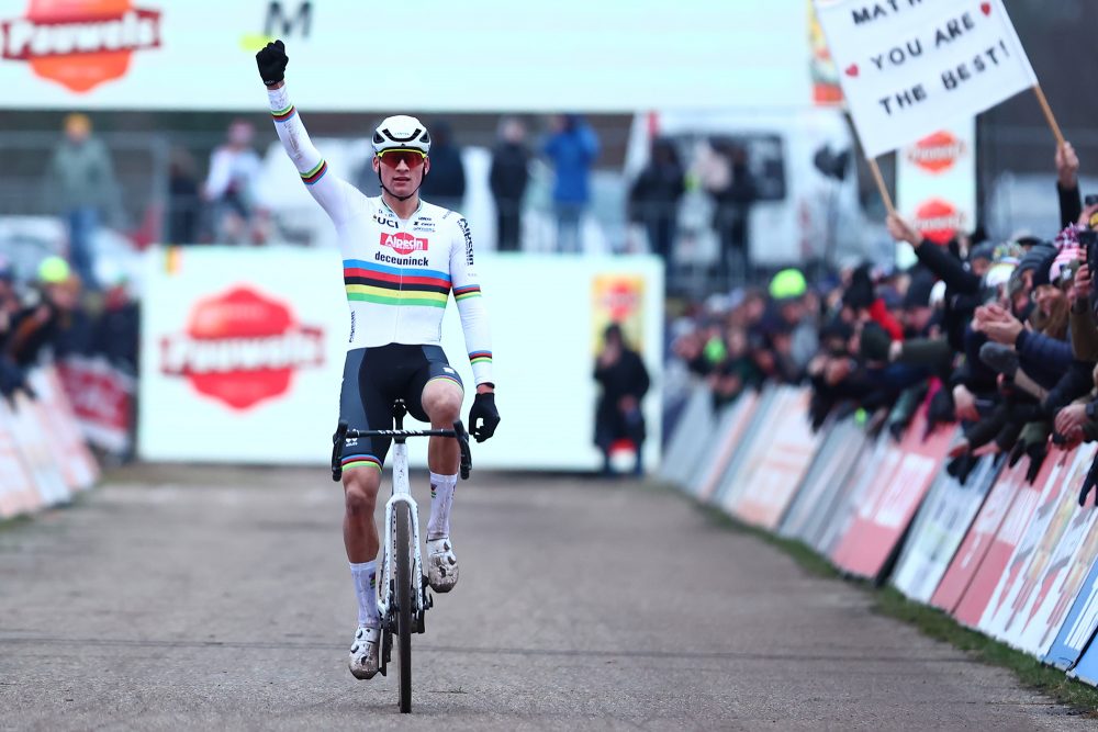 Auch in Zonhoven gewann der Niederländer Mathieu van der Poel (Bild: David Pintens/Belga)