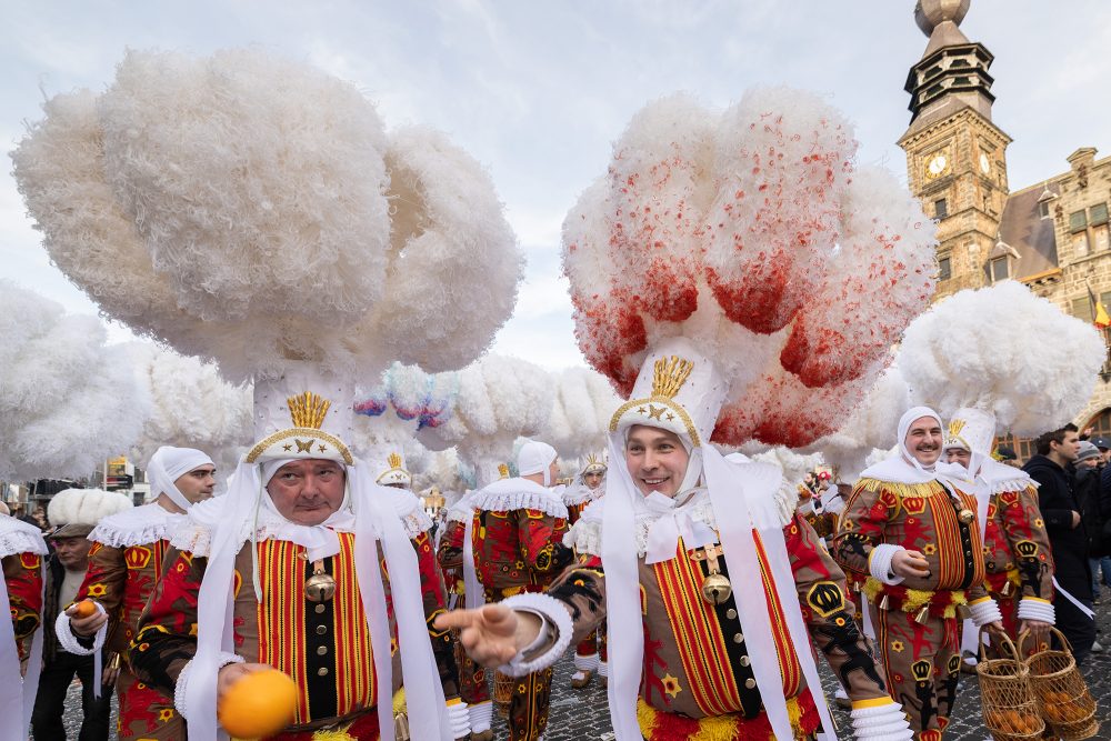 Mardi Gras: Karneval in Binche 2023 (Bild: Benoit Doppagne/Belga)