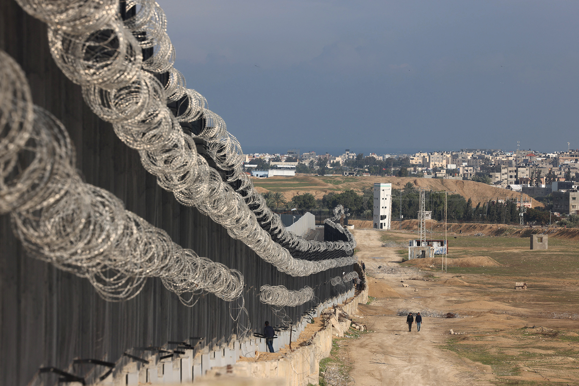 Grenzzaun zwischen dem Gazastreifen und Ägypten