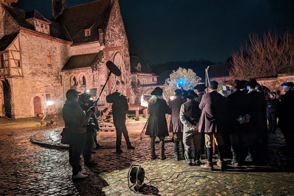 An der Eyneburg wird ein Horrorfilm gedreht (Bild: Gudrun Hunold/BRF)