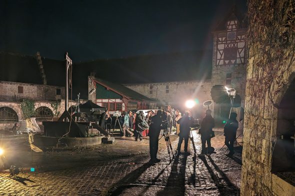 An der Eyneburg wird ein Horrorfilm gedreht (Bild: Gudrun Hunold/BRF)