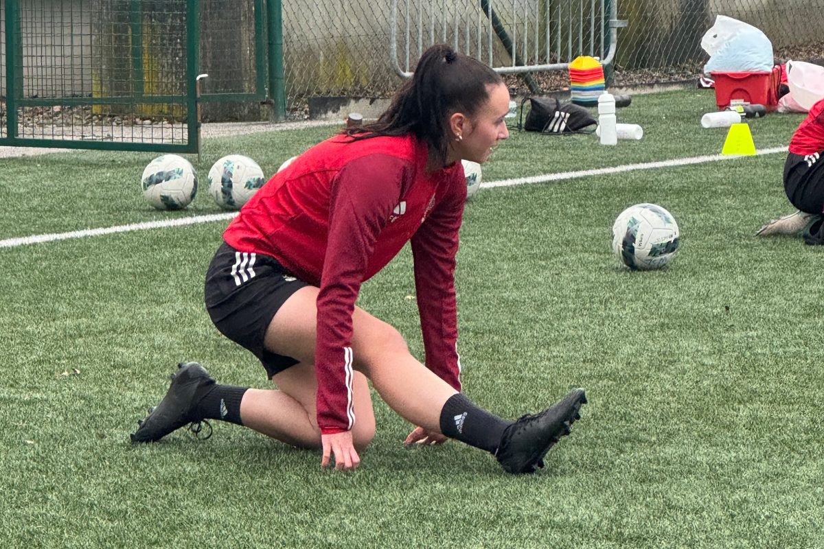 Loredana Humartus beim Training von Standard Femina am Dienstag