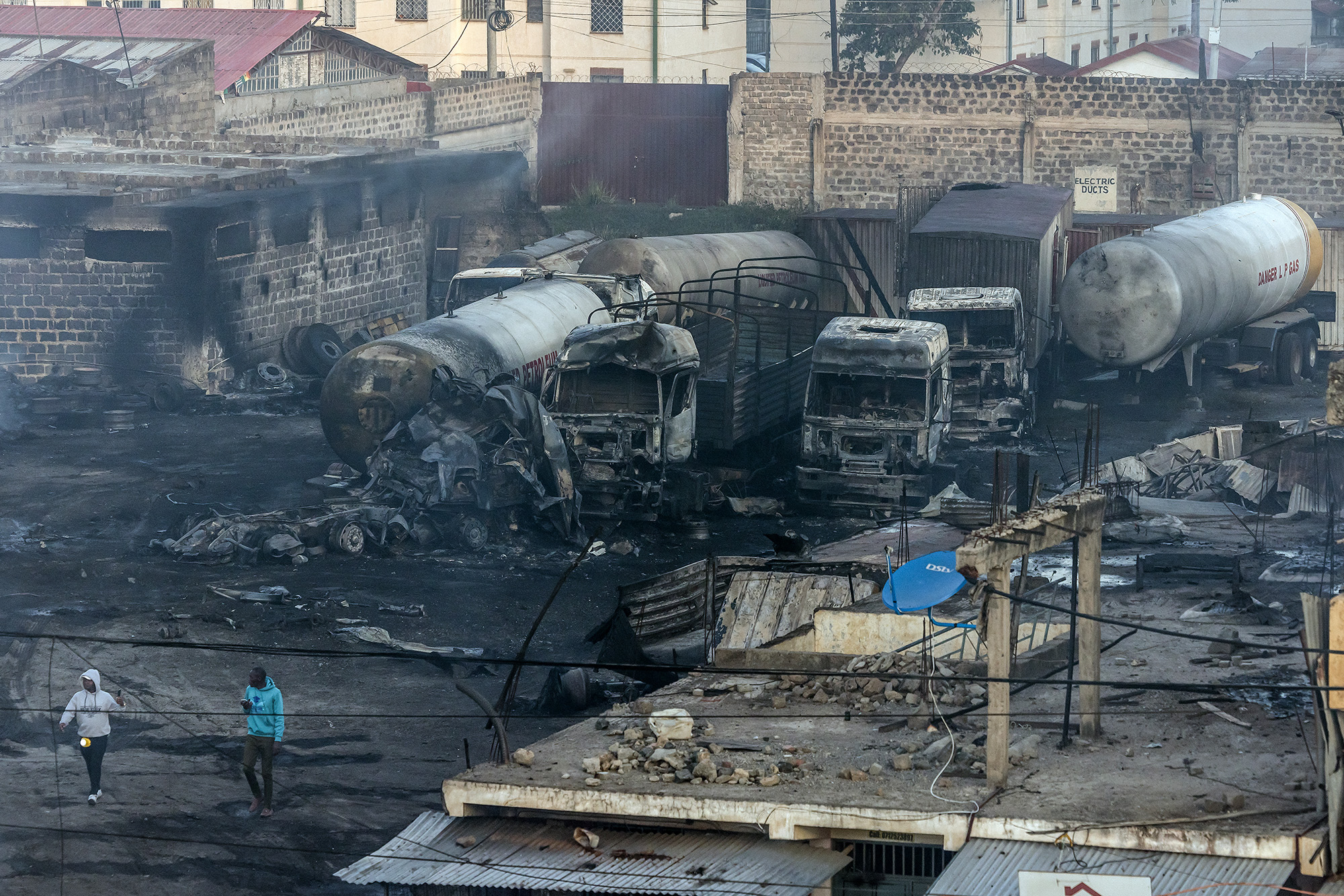 Explosion in Nairobi (Bild: Luis Tato/AFP)