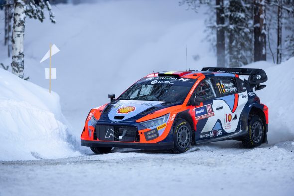 Thierry Neuville/Martijn Wydaeghe bei der Rallye Schweden