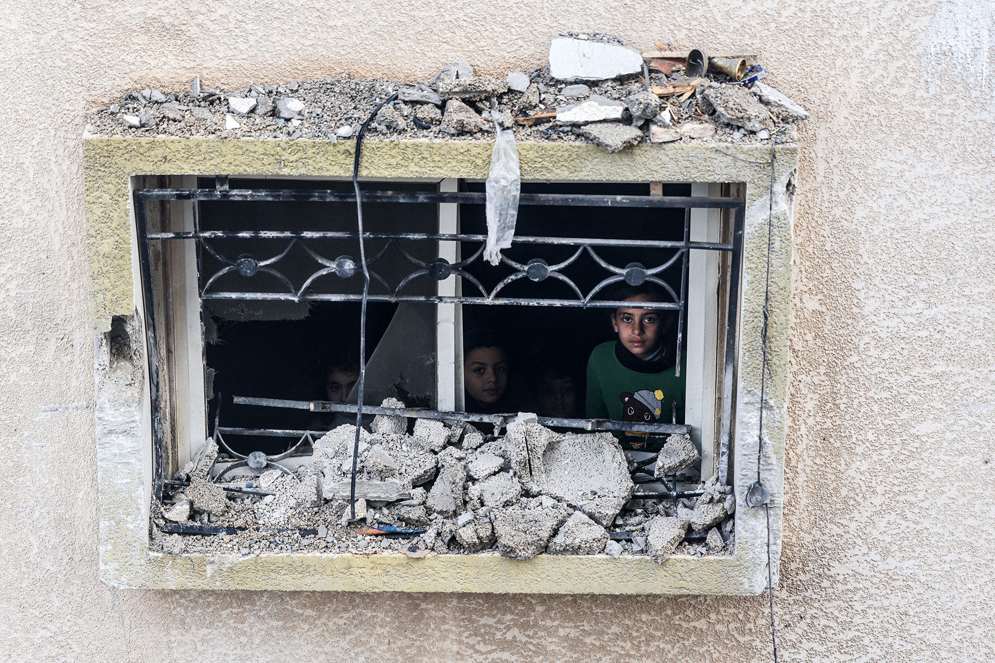 Kinder in Rafah im Süden des Gazastreifens (Bild: Mahmud Hams/AFP)