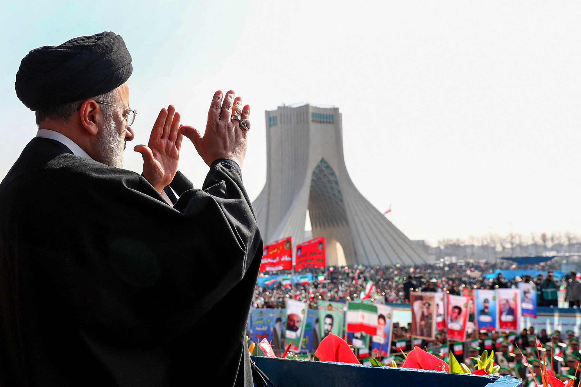 Präsident Raisi am Sonntag in Teheran (Bild: Iranian Presidency/AFP)