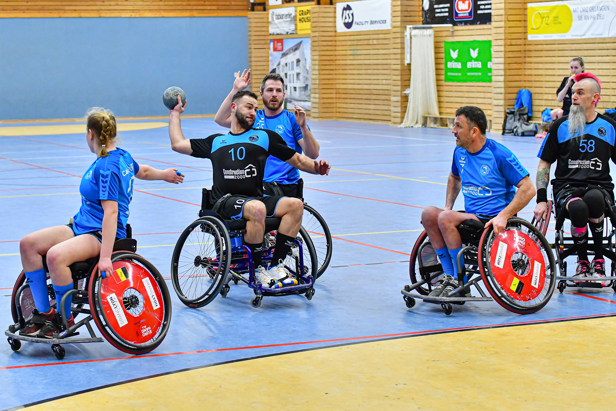 Rollstuhlhandball: Spektakuläre Premiere in Ostbelgien - Demo von Cap2Sports (Bild: Bernd Rosskamp/KTSV Eupen)