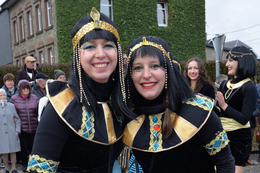 Rosenmontagszug in Bütgenbach 2024 (Bild: Alfons Henkes/BRF)