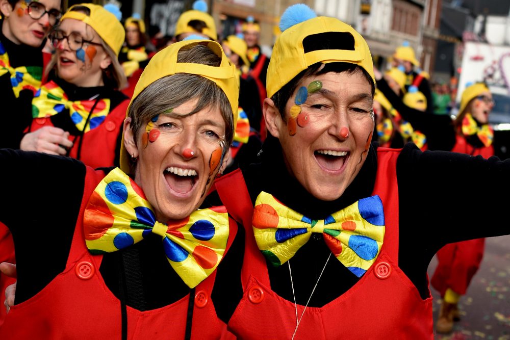 Rosenmontagszug in Kelmis 2024 (Bild: David Pieper/BRF)