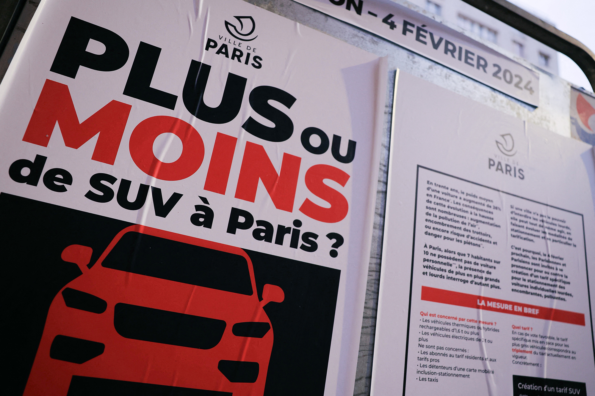 Parken für SUV wird teurer - Abstimmung in Paris