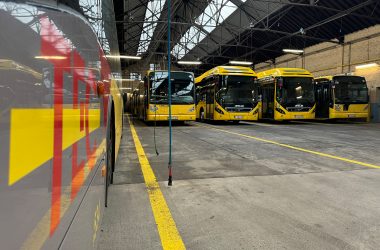 Busdepot Eupen während des TEC-Streiks (Simonne Doepgen/BRF)