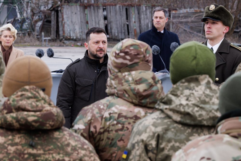 Zweiter Jahrestag des Beginns des russischen Angriffskrieges gegen die Ukraine