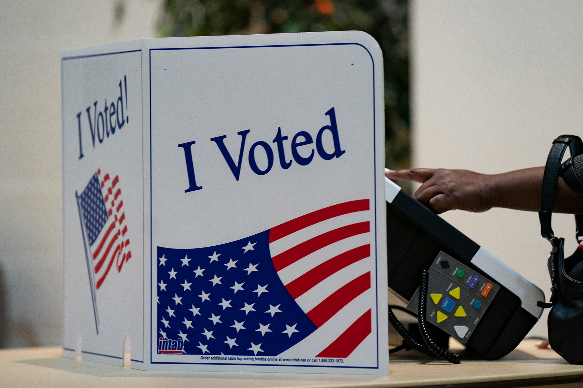 Wahllokal in West Columbia im US-Bundesstaat South Carolina (Bild: Allison Joyce/AFP)