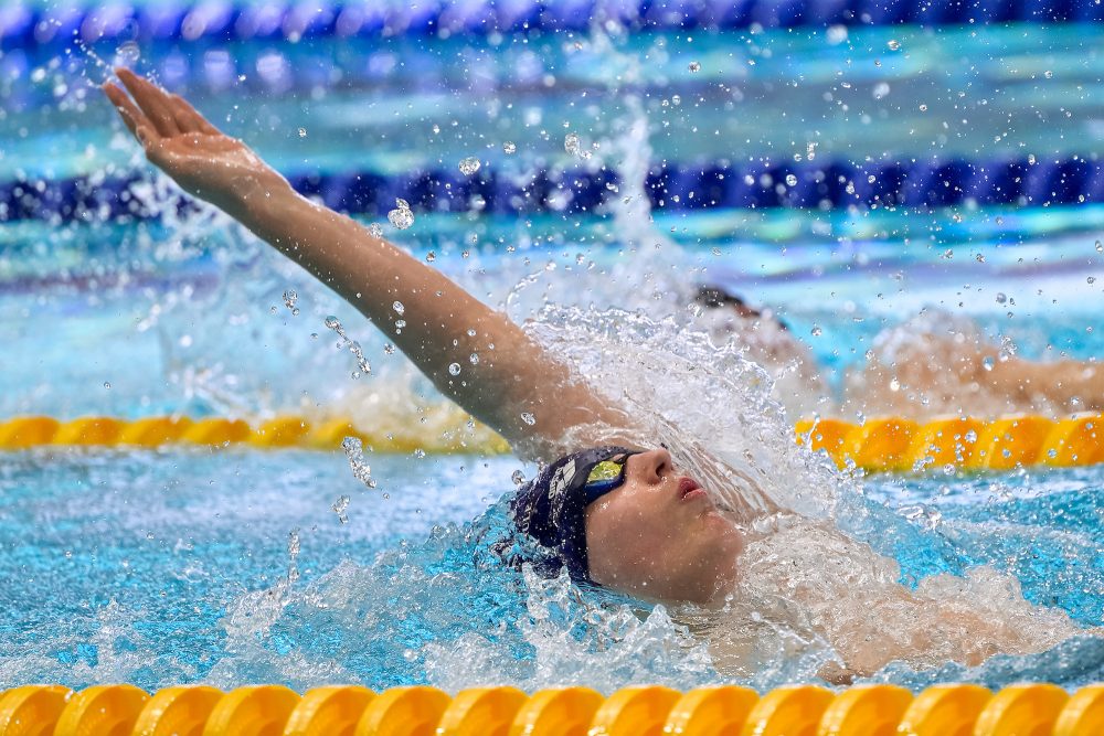 Raphaël Urbain von der Schwimmschule St. Vith (Bild: Giorgio Scala / DBM - Deepbluemedia)