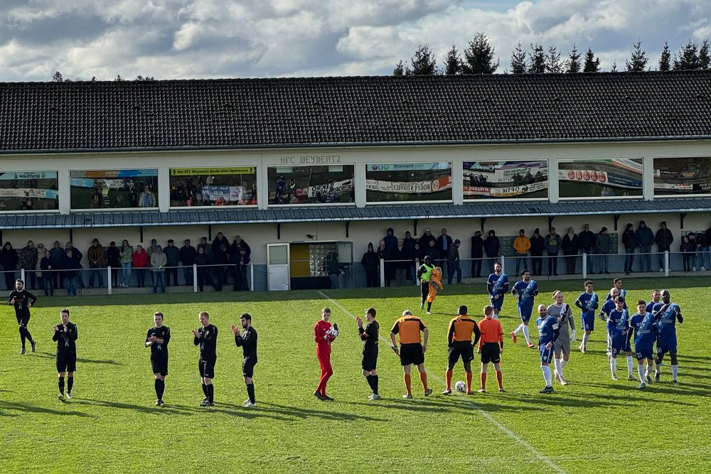 Weywertz traf auf die Mannschaft aus Ferrières (Bild: Sören Sierck/BRF)