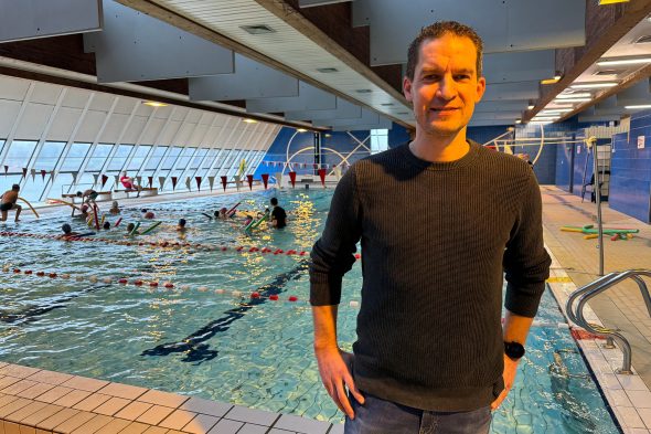 Schwimmbad von Worriken - Björn Pfeiffer, Geschäftsführer Worriken (Bild: Simonne Doepgen/BRF)