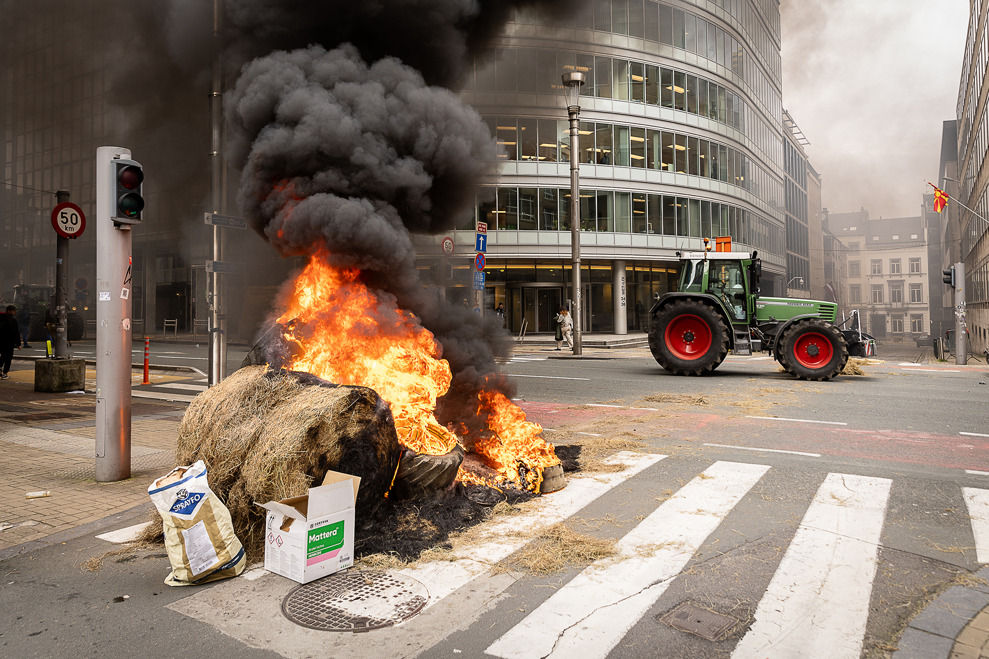 Bauernproteste am Dienstag in Brüssel