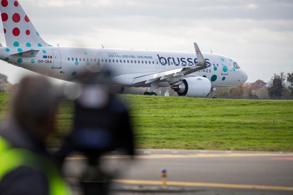 Flugzeug von Brussels Airlines in Zaventem