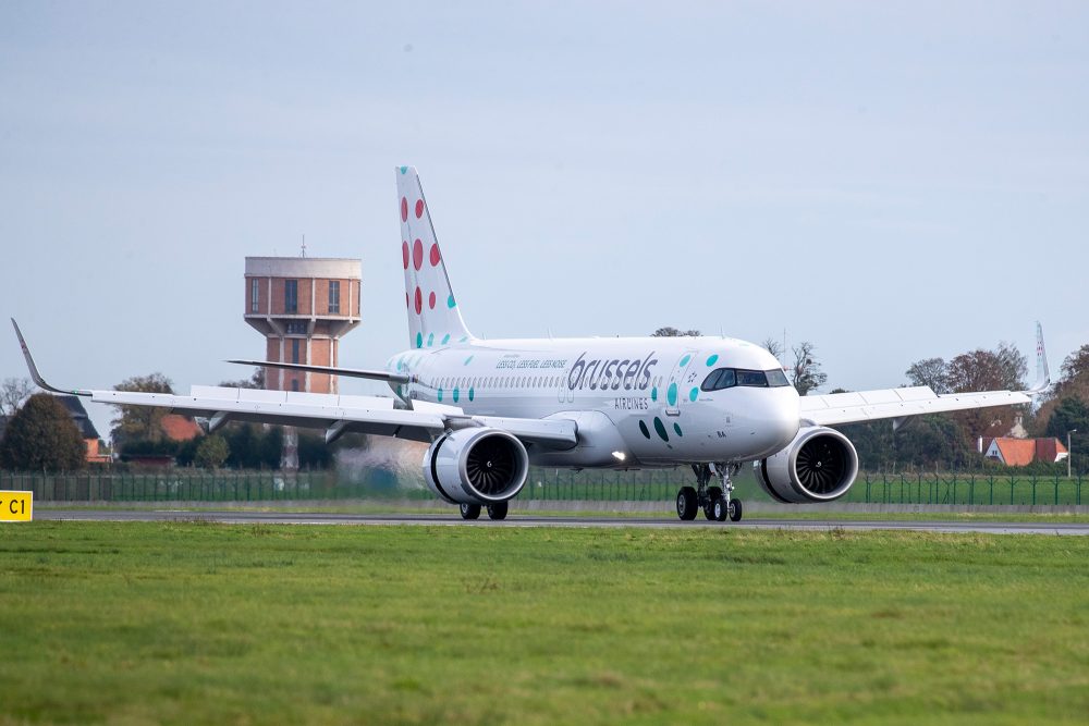 Flugzeug von Brussels Airlines in Zaventem