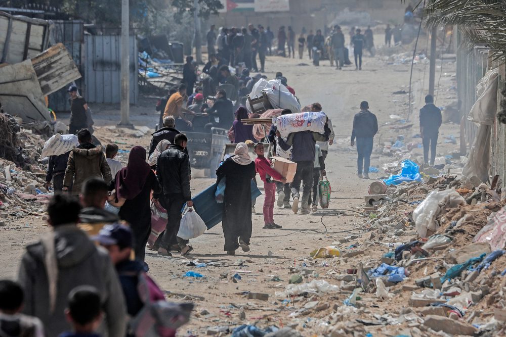 Palästinensische Flüchtlinge in Chan Junis