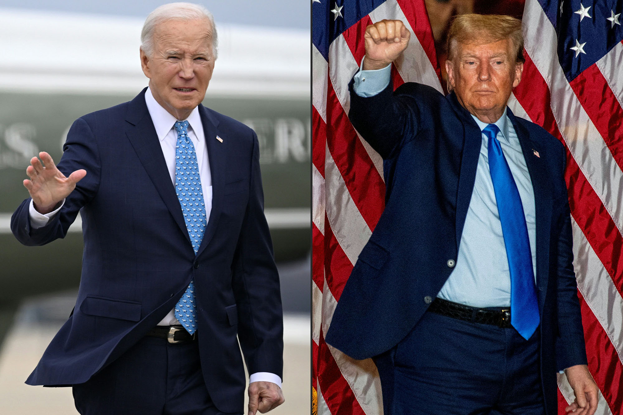 Joe Biden und Donald Trump stehen als Kandidaten für die US-Wahl fest