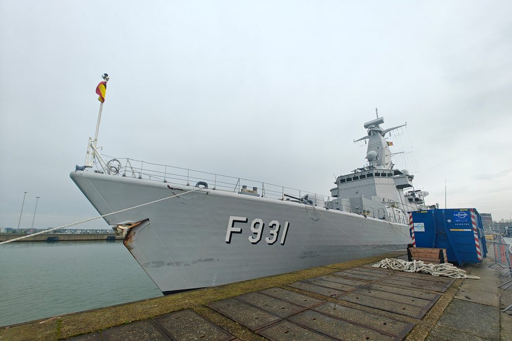 Die Fregatte Louise-Marie in Zeebrugge