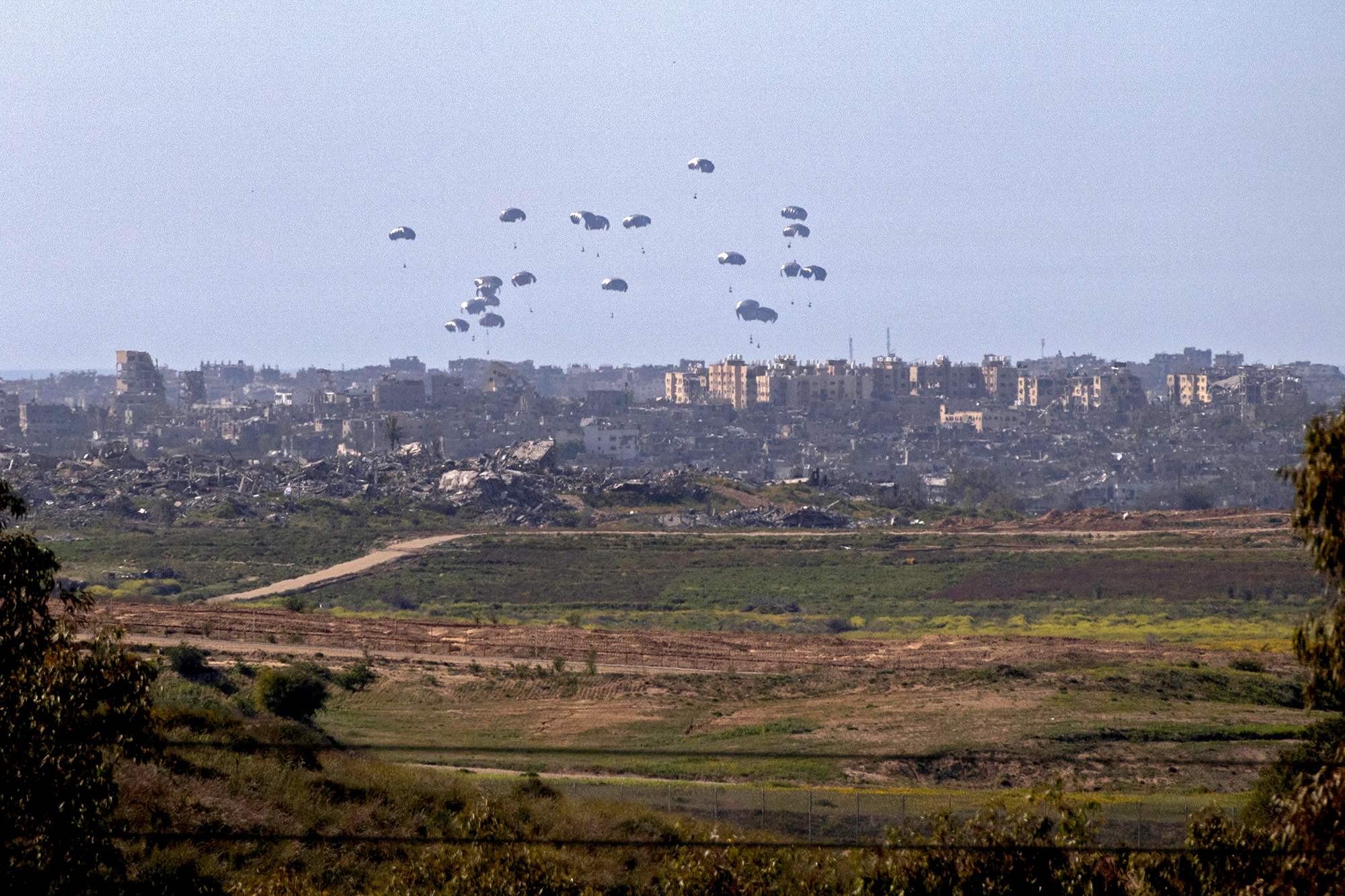 An der Versorgung der Bevölkerung im Gazastreifen aus der Luft beteiligt sich auch Belgien