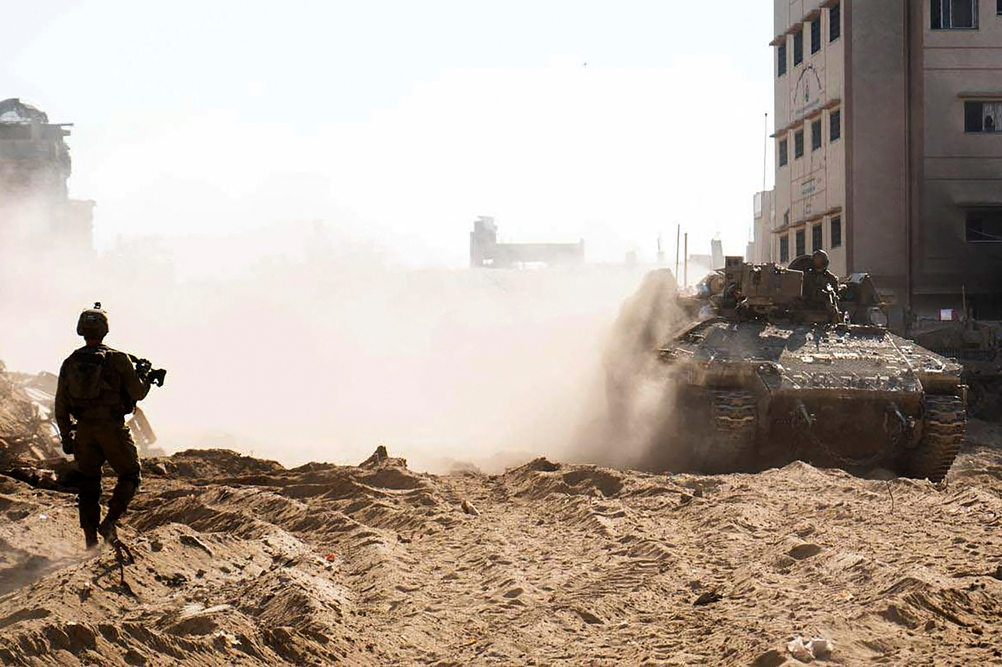 Israelische Truppen im Gazastreifen (Bild: Israeli Army/AFP)