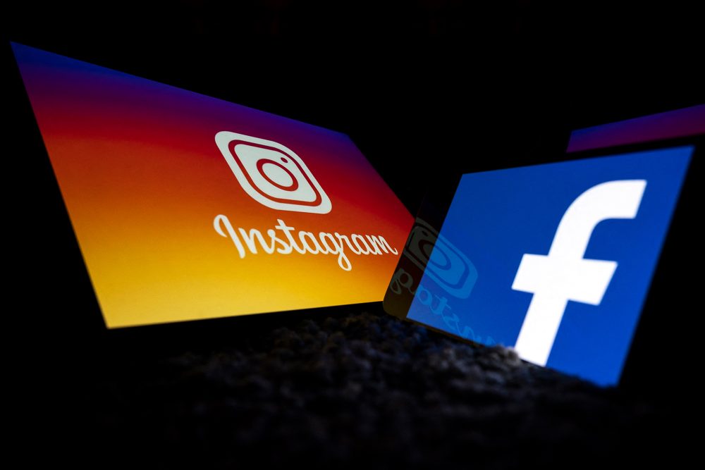 Instagram und Facebook (Bild: Lionel Bonaventure/AFP)