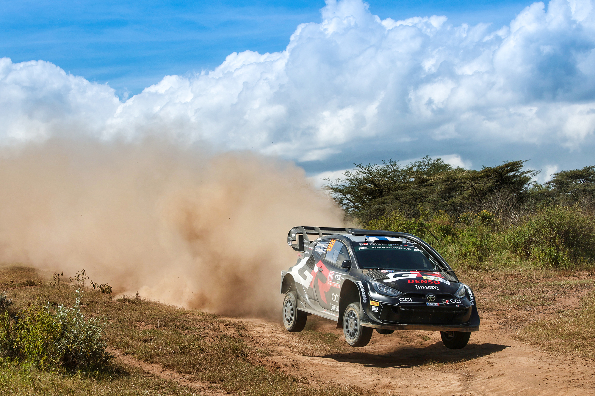 Kalle Rovanperä/Jonne Halttunen bei der Rallye Kenia
